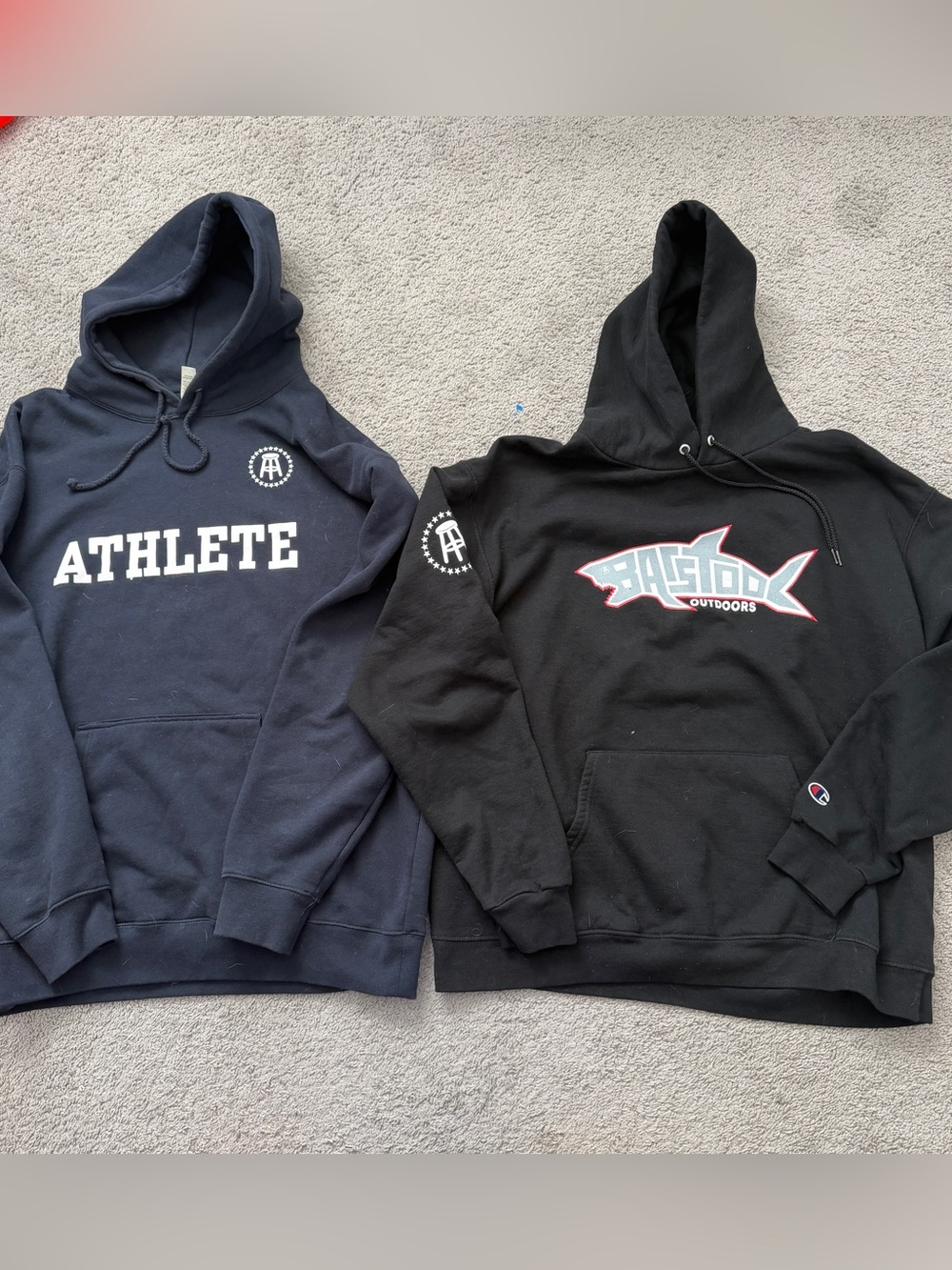 Barstool Sports Hoodies Navy and Black XL